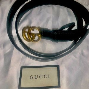 Black Gucci Belt